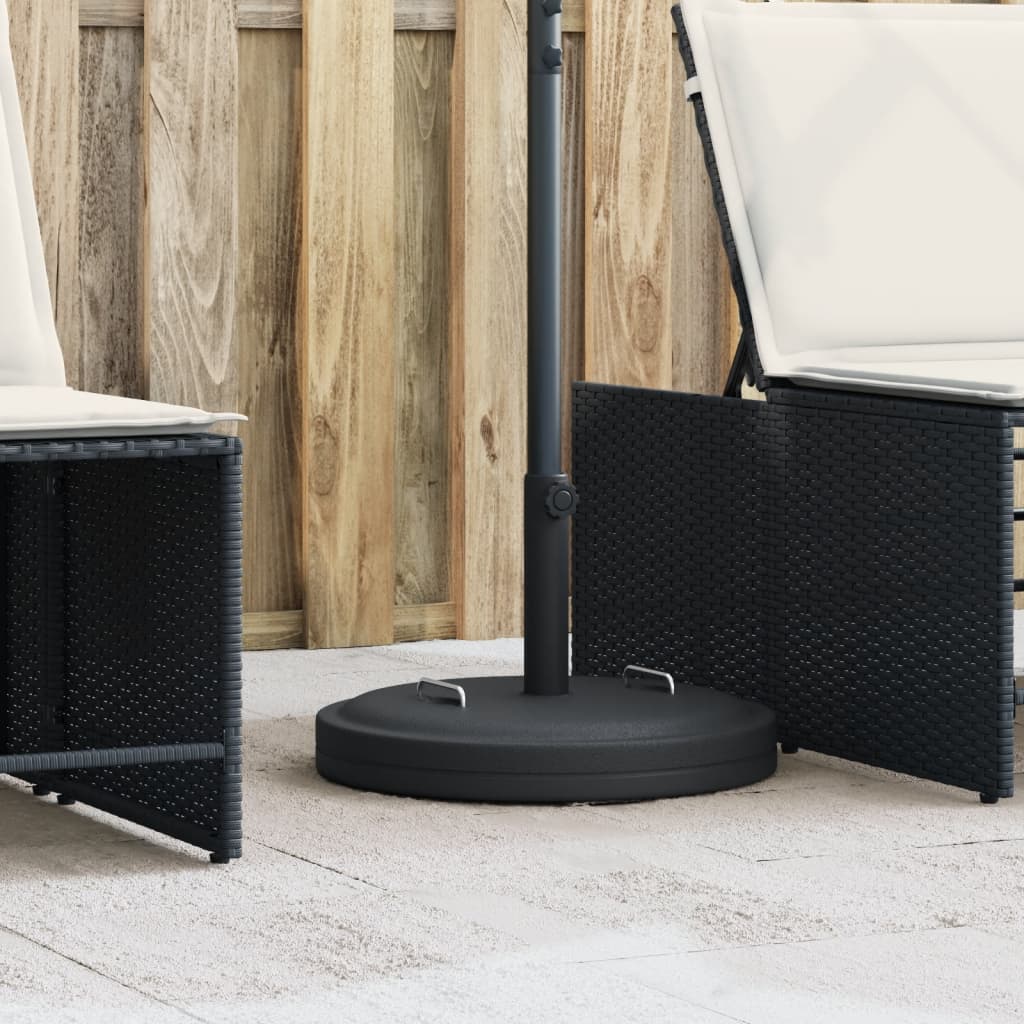Základna vidaxl parasol s držadly pro tyčinku Ø38 48 mm 25 kg kolo