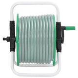 Vidaxl hose reel for 45 m 1 2 hose freestanding steel green