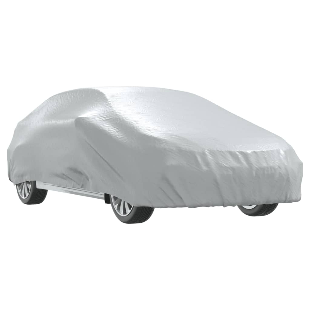 Vidaxl autohoes for sedan z posypkami w całkowicie srebrnym kolorze