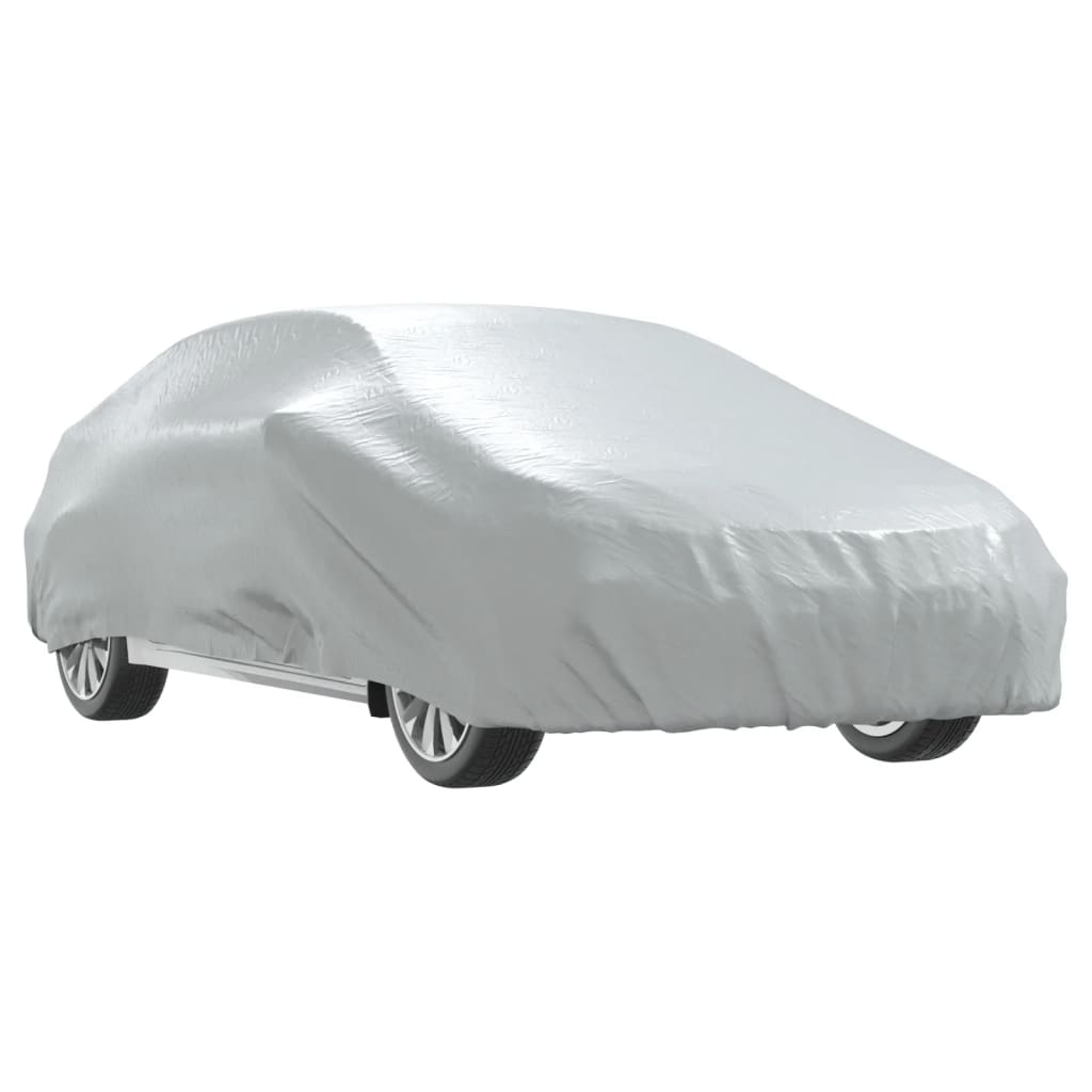 Vidaxl autohoes for sedan z posypkami l całkowicie srebra