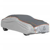 Vidaxl Auto Cover for Sedan Hail Protection L srebrne i szary