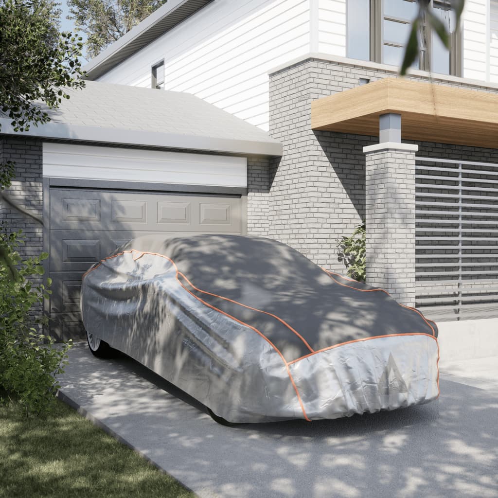 Vidaxl Auto Cover for Sedan Hail Protection L srebrne i szary