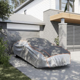 Vidaxl Auto Cover for Sedan Hail Protection L srebrne i szary