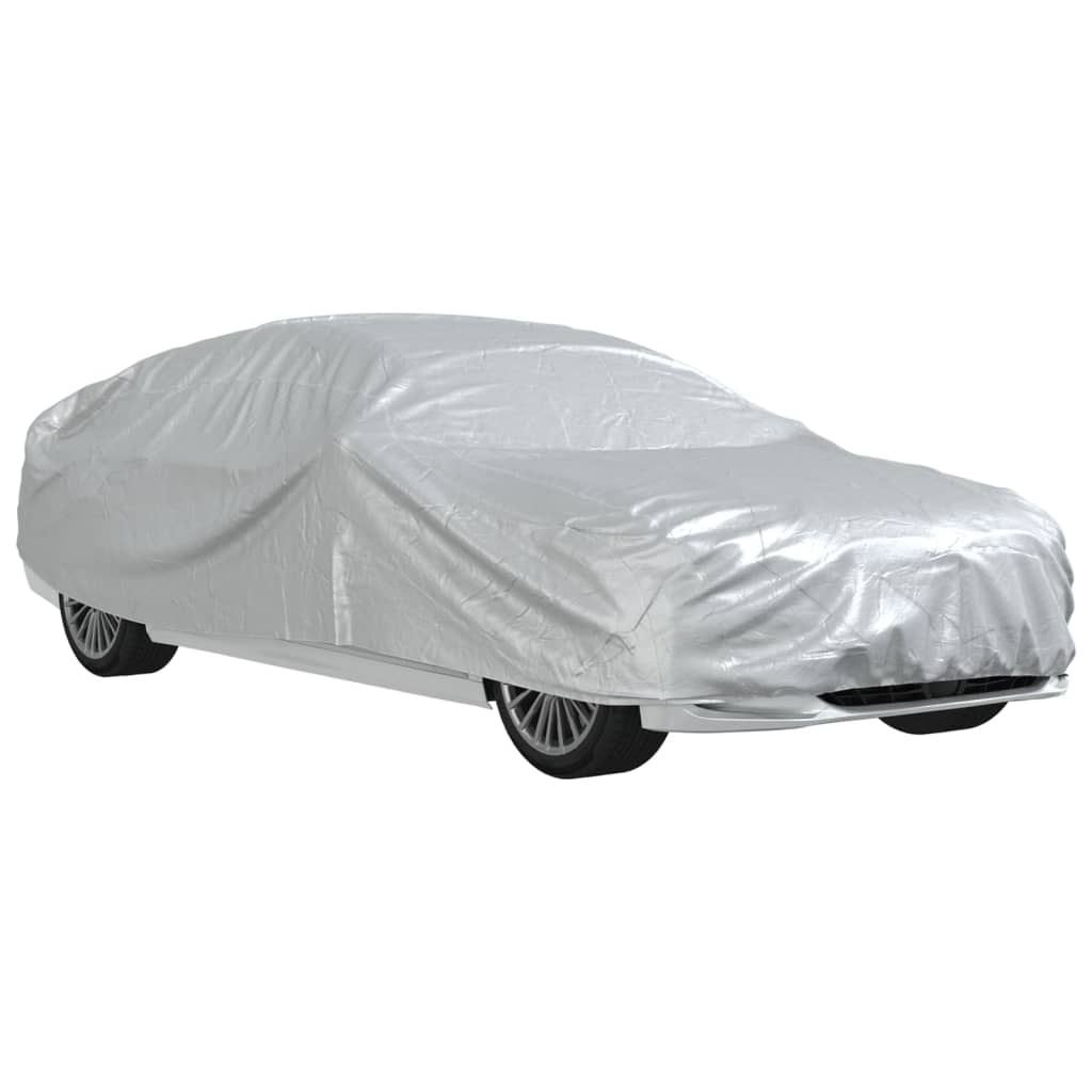 Vidaxl Autohoes for Sedan z rozkładami l Peva Srebrne