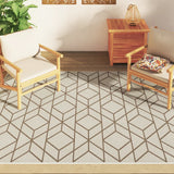 Tapis Vidaxl pour l'intérieur extérieur bas-pole 160x230 cm multi-colorant