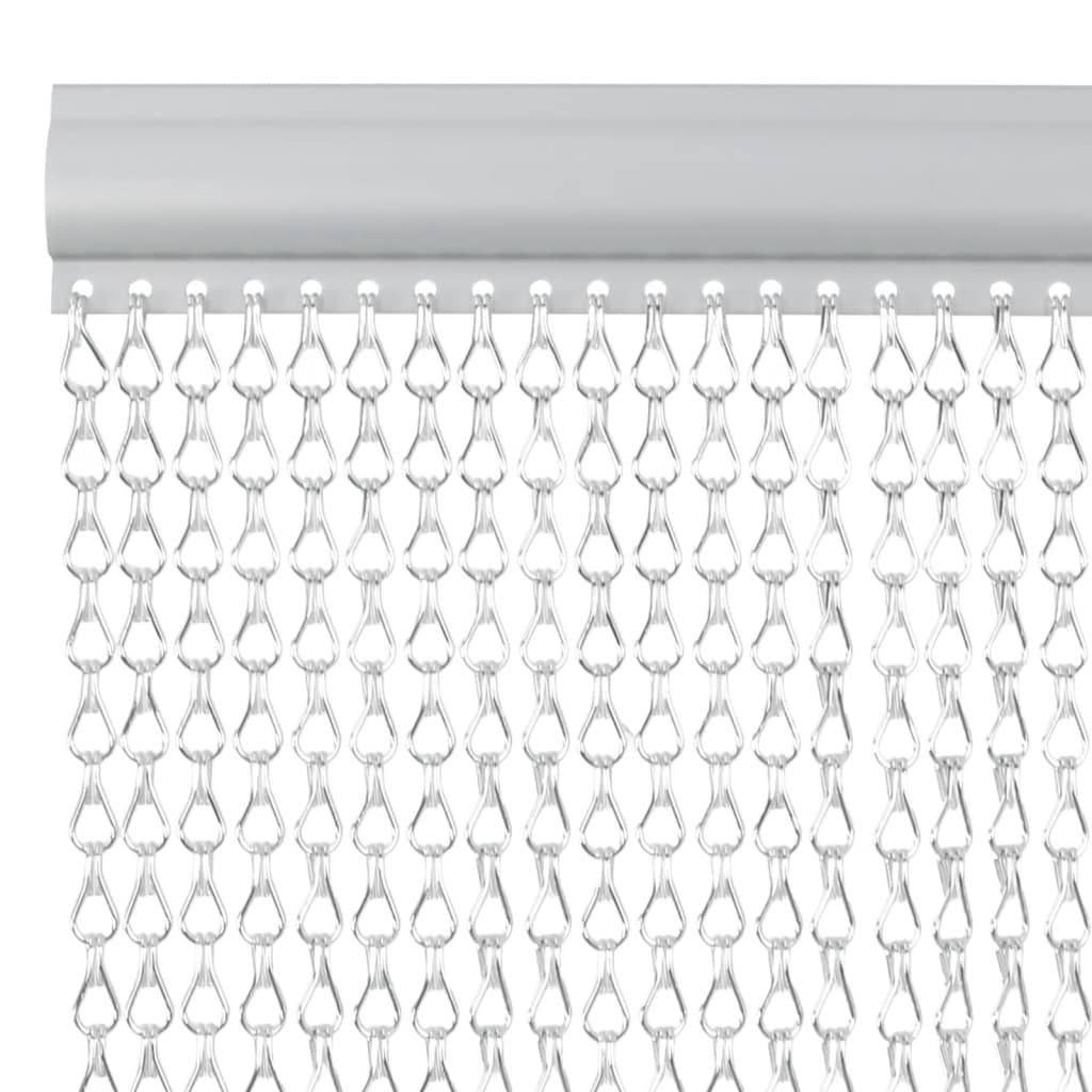 Vidaxl Fly Curtain łańcuchy 100x226 cm aluminium
