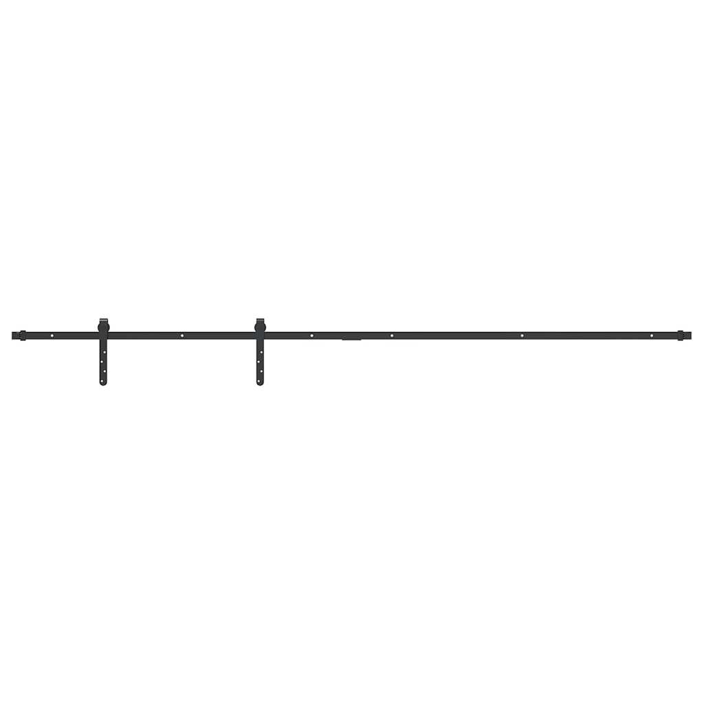 Sospensione Vidaxl Set per porta scorrevole 213 cm in acciaio al carbonio