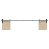 Sospensione Vidaxl Set per porta scorrevole 244 cm in acciaio al carbonio