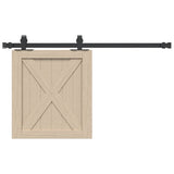 Vidaxl Suspension Set fir d'Schieberdier 91 cm Kuelestoff Stol