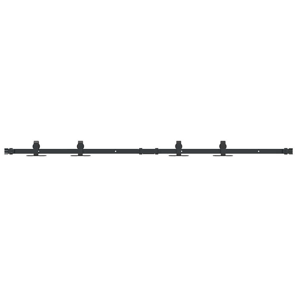 Sospensione Vidaxl Set per porta scorrevole 152 cm in acciaio al carbonio