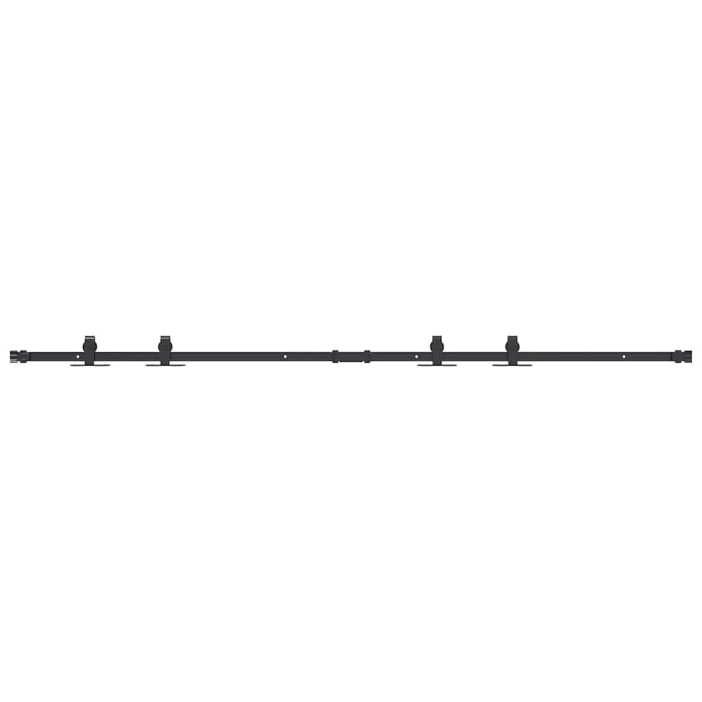 Sospensione Vidaxl Set per porta scorrevole 183 cm in acciaio al carbonio