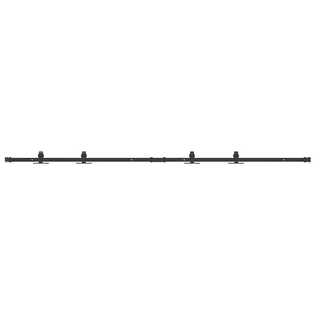Sospensione Vidaxl Set per porta scorrevole 200 cm in acciaio al carbonio