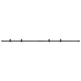 Vidaxl Suspension Set fir d'Schieberier 213 cm Kuelestoff Stol