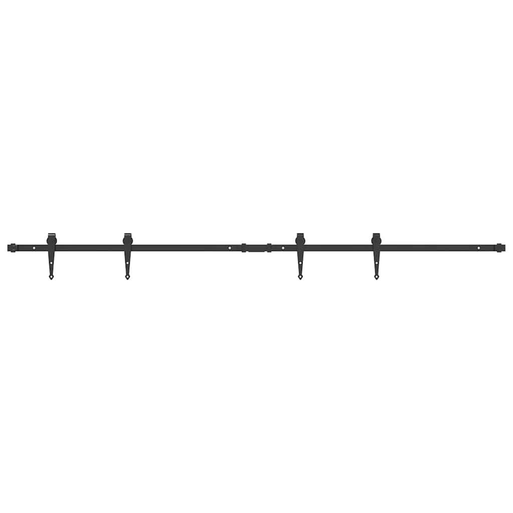 Sospensione Vidaxl Set per porta scorrevole 183 cm in acciaio al carbonio