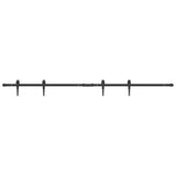 Sospensione Vidaxl Set per porta scorrevole 183 cm in acciaio al carbonio