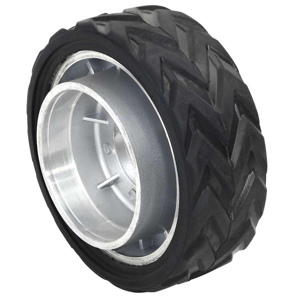 Roue vidaxl pour roue à nez Ø19.5x10 cm en aluminium solide et en caoutchouc