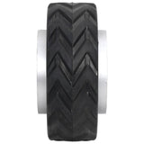 Roue vidaxl pour roue à nez Ø19.5x10 cm en aluminium solide et en caoutchouc
