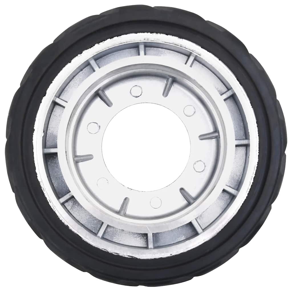Roue vidaxl pour roue à nez Ø19.5x10 cm en aluminium solide et en caoutchouc