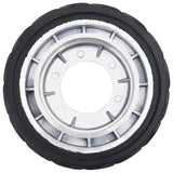 Roue vidaxl pour roue à nez Ø19.5x10 cm en aluminium solide et en caoutchouc
