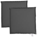 Vidaxl Gaarf Sëtz Këssen 2 PCS Square 45x45x2 cm Anthhacite -Colored