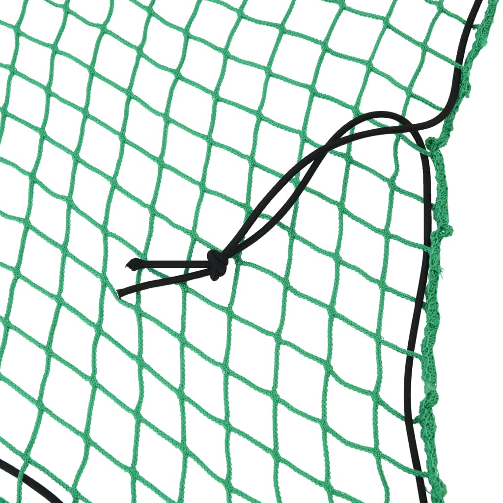 Elastická lana přívěsu Vidaxl 4,5x2,5 m polypropen zelená