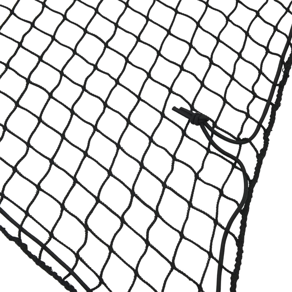 Elastická lana Vidaxl Trailer Síťová síť 3,5x2,5 m polypropen černá