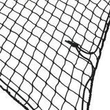 Elastická lana přívěsu Vidaxl přívěs 4x2,5 m polypropen černá