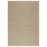 Vidaxl rug Zizur Beige Inside and outside 140x200 cm Jute look