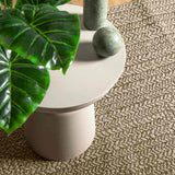 Vidaxl rug Zizur Beige Inside and outside 140x200 cm Jute look