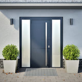 Vidaxl Planters 2 st 50x50x50 cm nerezová ocel