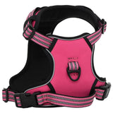VIDAXL CANCHE DEL CANE con strisce riflettenti regolabili m rosa