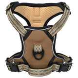 Arnés de perros de Vidaxl con cinturón y collar ajustable l marrón