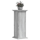VidaXL Plant Standard 33x33x80 cm processed Wood Gray Sonoma Oak