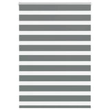 Vidaxl zebra válcový slepý 95x150 cm šířka tkaniny 90,9 cm tmavě šedá