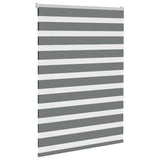 Vidaxl zebra válcový slepý 95x150 cm šířka tkaniny 90,9 cm tmavě šedá