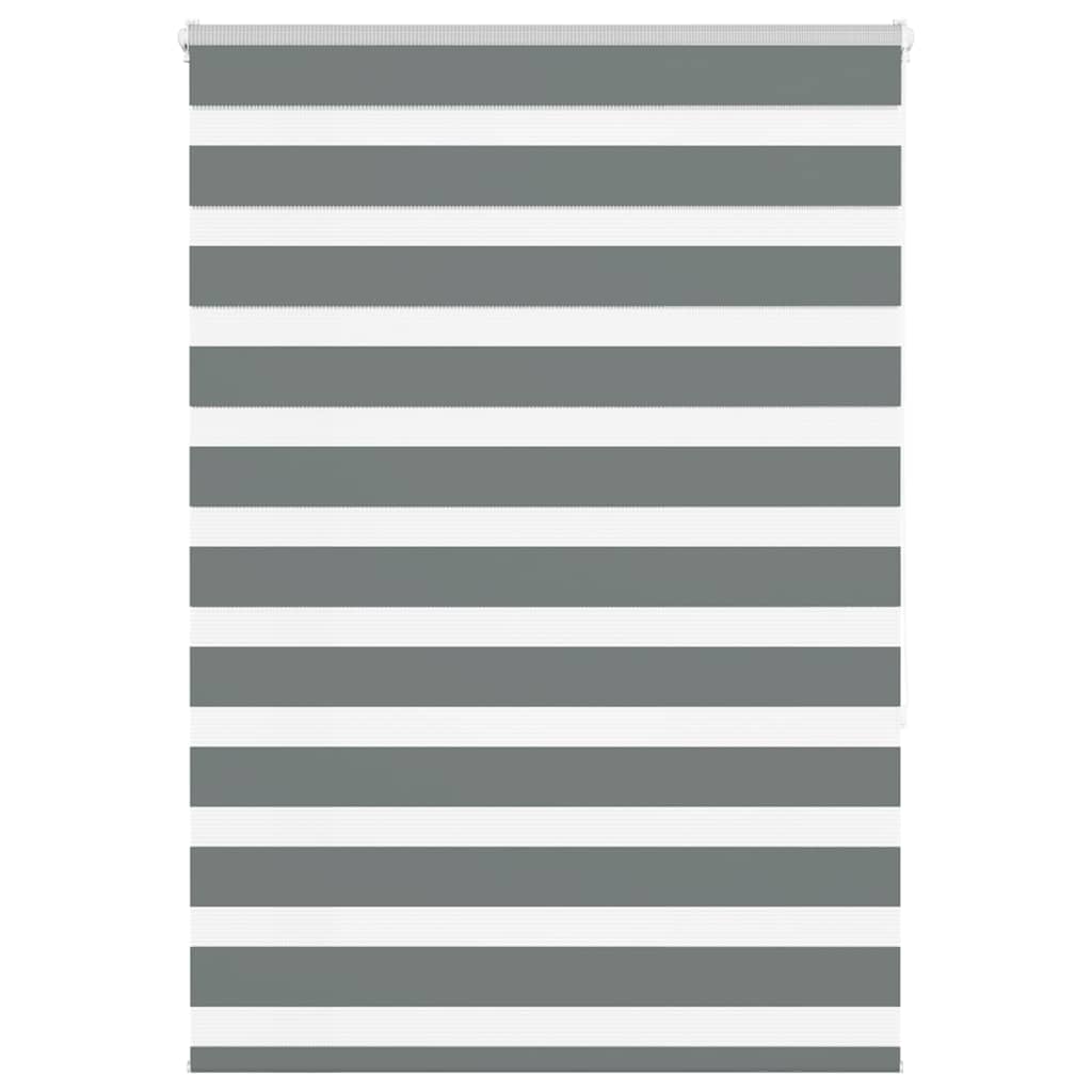 Vidaxl Zebra roller blind 110x150 cm Fabric width 105.9 cm dark gray