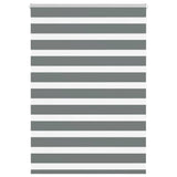 Vidaxl Zebra roller blind 110x150 cm Fabric width 105.9 cm dark gray