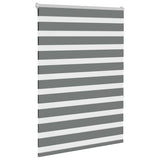 Vidaxl Zebra roller blind 110x150 cm Fabric width 105.9 cm dark gray