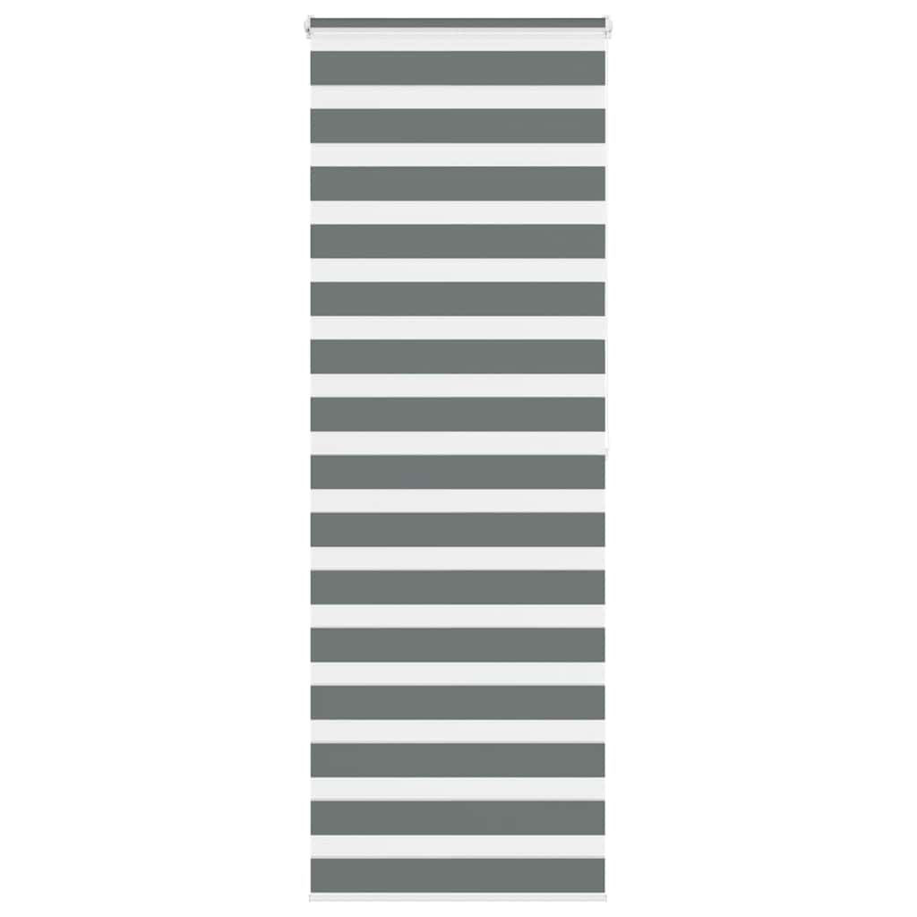 Vidaxl Zebra roller blind 80x200 cm dust width 75.9 cm dark gray