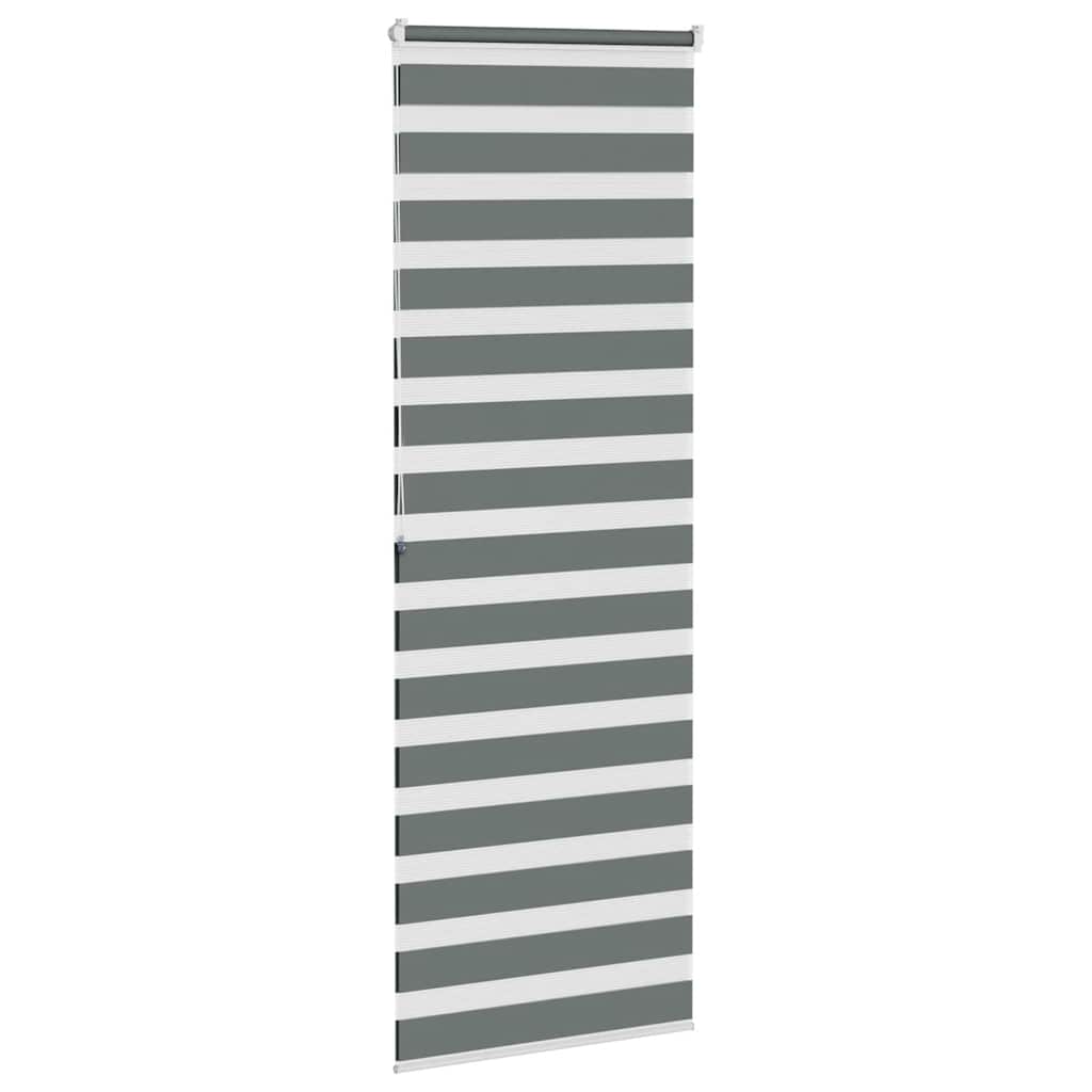Vidaxl Zebra roller blind 80x200 cm dust width 75.9 cm dark gray