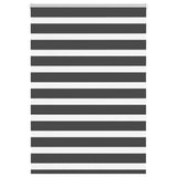 Vidaxl Zebra roller blind 110x150 cm dust width 105.9 cm black