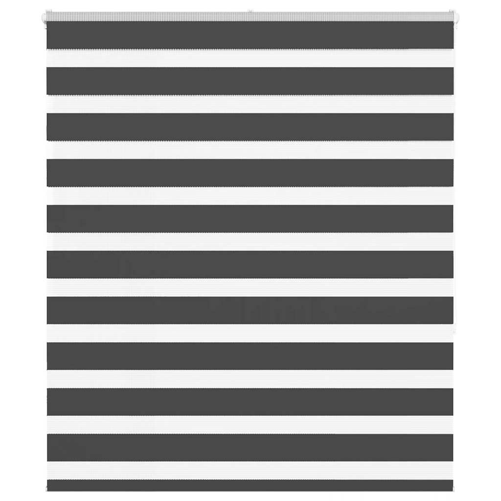 Vidaxl Zebra roller blind 105x150 cm Fabric width 100.9 cm Black