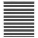 Vidaxl Zebra roller blind 105x150 cm Fabric width 100.9 cm Black