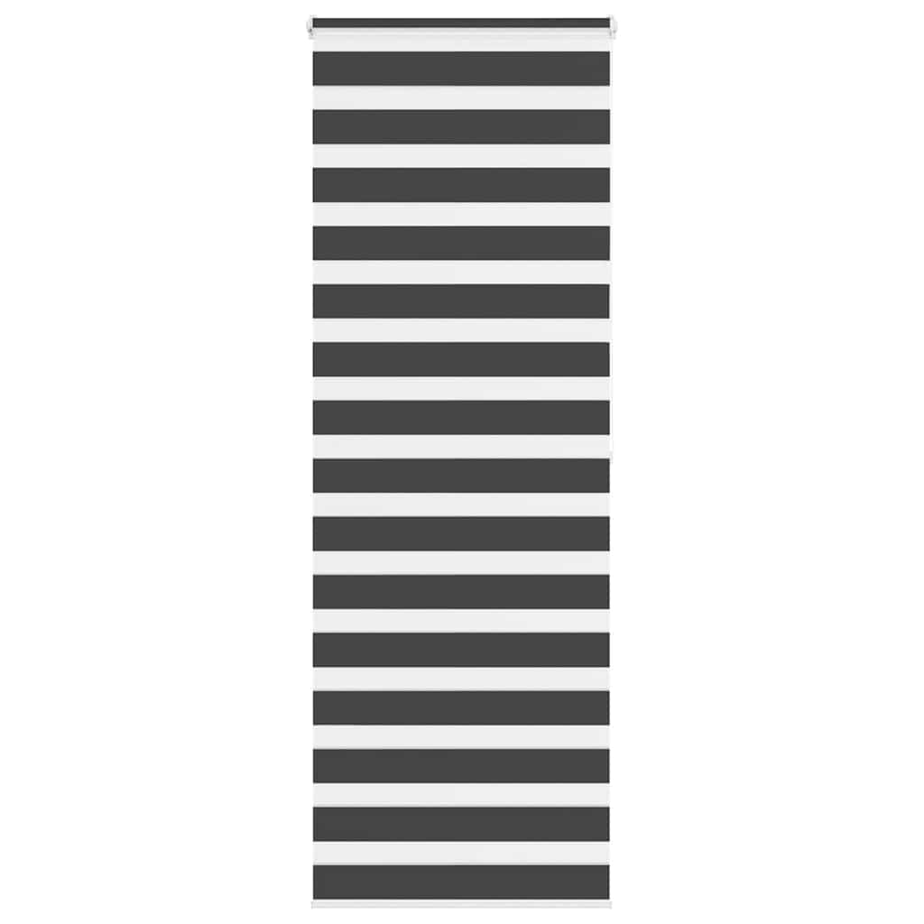 Vidaxl Zebra roller blind 85x200 cm Fabric width 80.9 cm Black