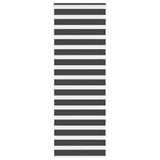 Vidaxl Zebra roller blind 85x200 cm Fabric width 80.9 cm Black