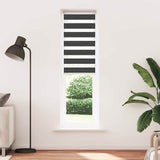 Vidaxl zebra roller slepý 60x230 cm šířka tkaniny černá 55,9 cm