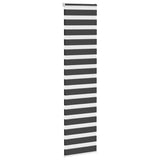 Vidaxl zebra roller slepý 60x230 cm šířka tkaniny černá 55,9 cm