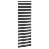 Vidaxl Zebra Roller Blind 80x230 cm Stofbredde 75,9 cm sort
