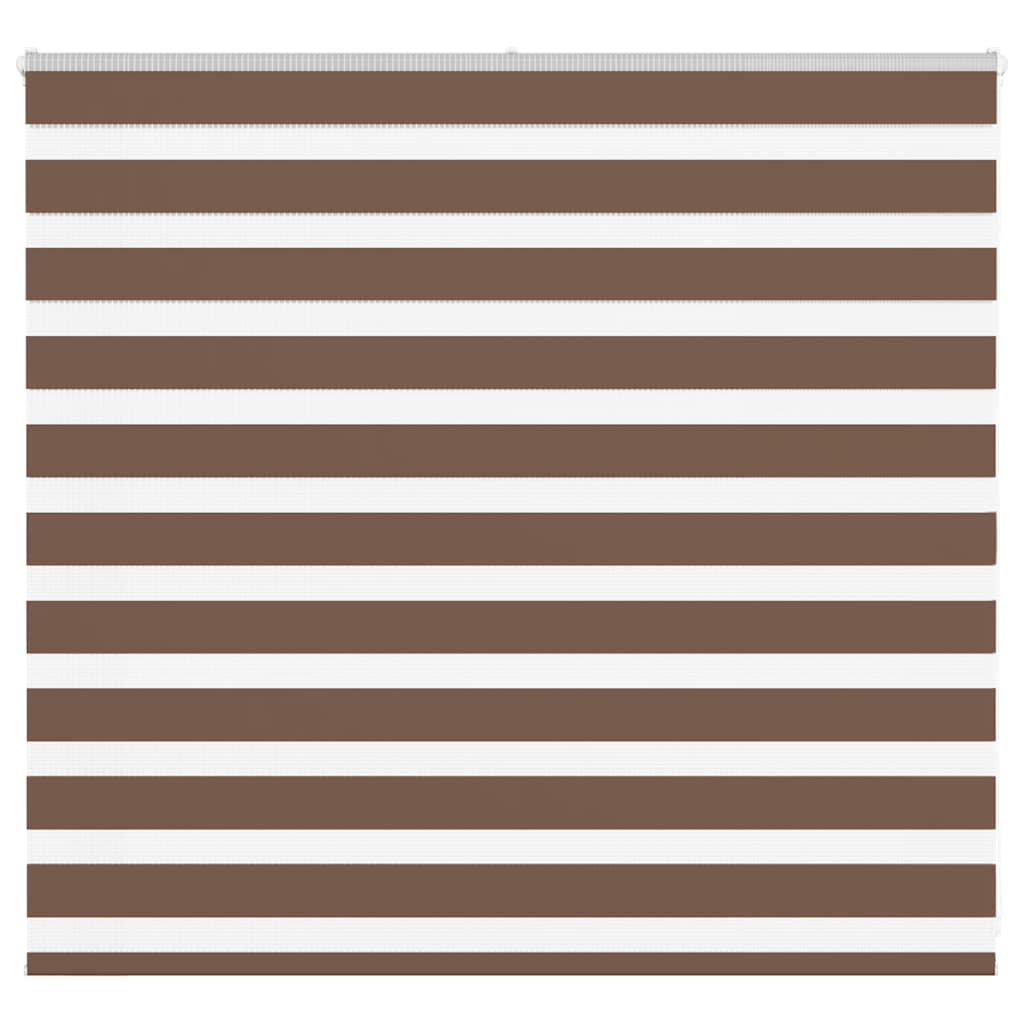Vidaxl Zebra roller blind 160x100 cm dust width 155.9 cm polyester brown