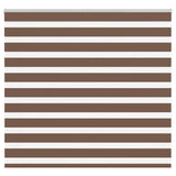 Vidaxl Zebra roller blind 160x100 cm dust width 155.9 cm polyester brown